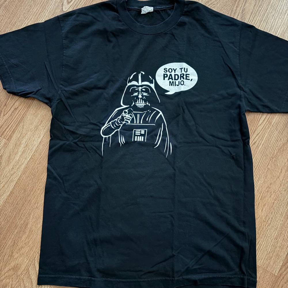 Darth Vader “Soy tu Padre Mijo” Star Wars Large shirt